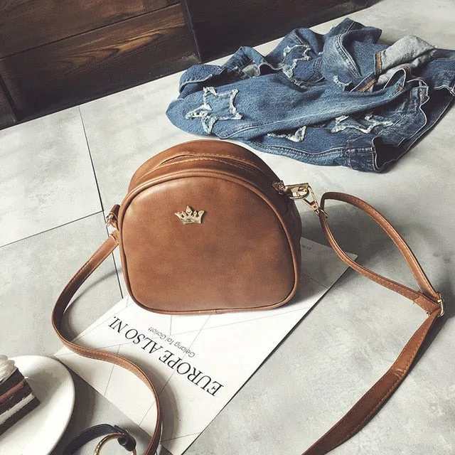 Women Women Crossbody Fashion for Handbag Pu Bag Leather Fast shipping Bag 2019 Purse Limited offer Bags Crown Imperial New Small Shell Shoulder Phone