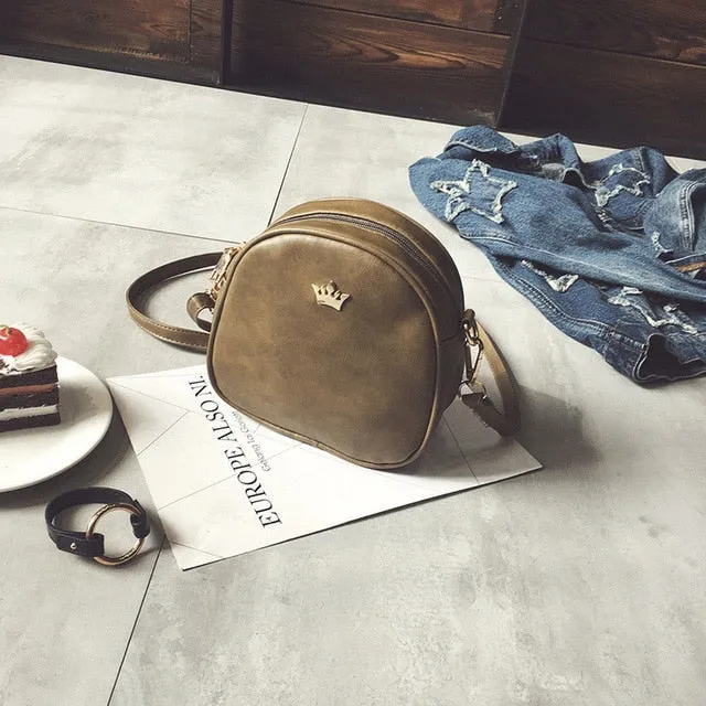 Women Women Crossbody Fashion for Handbag Pu Bag Leather Fast shipping Bag 2019 Purse Limited offer Bags Crown Imperial New Small Shell Shoulder Phone