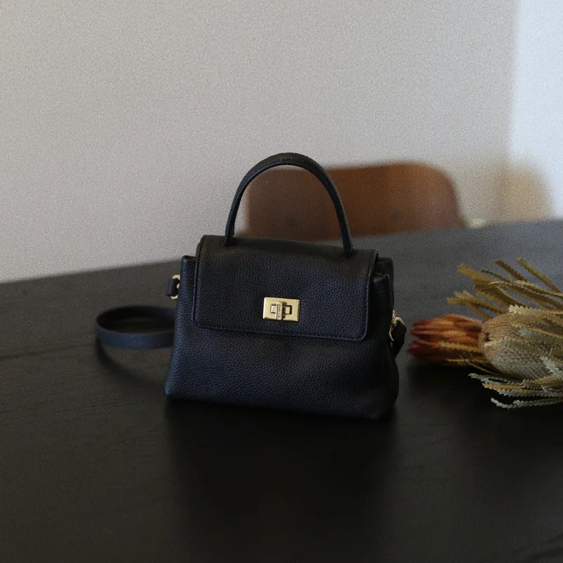 Women's Cell Leather First Layer Cowhide Portable Bags