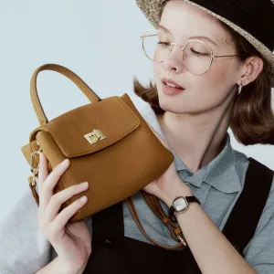 Women's Cell Leather First Layer Cowhide Portable Bags
