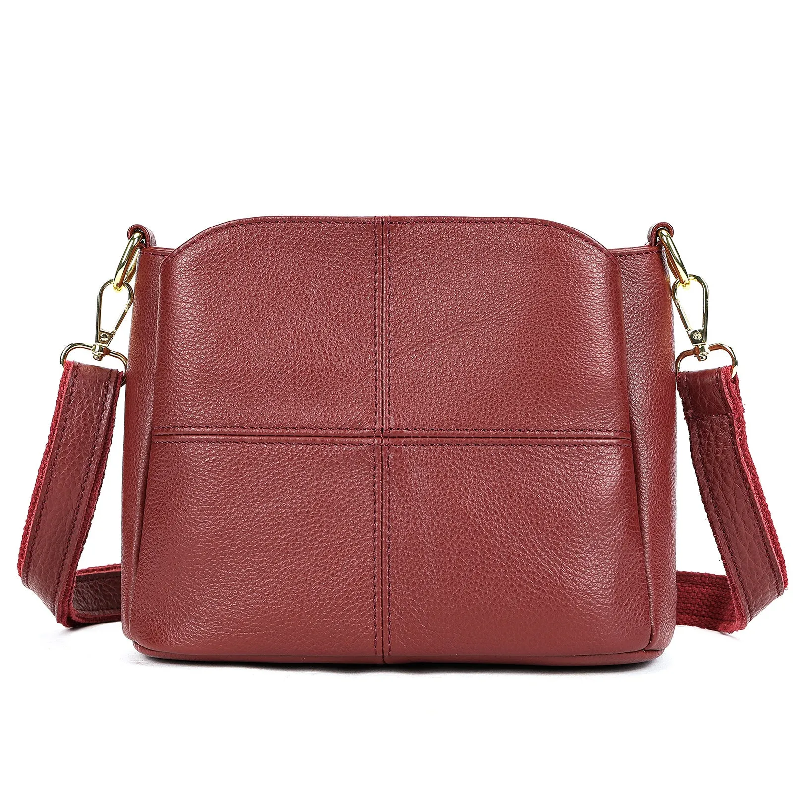 Women's Cowhide Leather First Layer Genuine High-grade Shoulder Bags