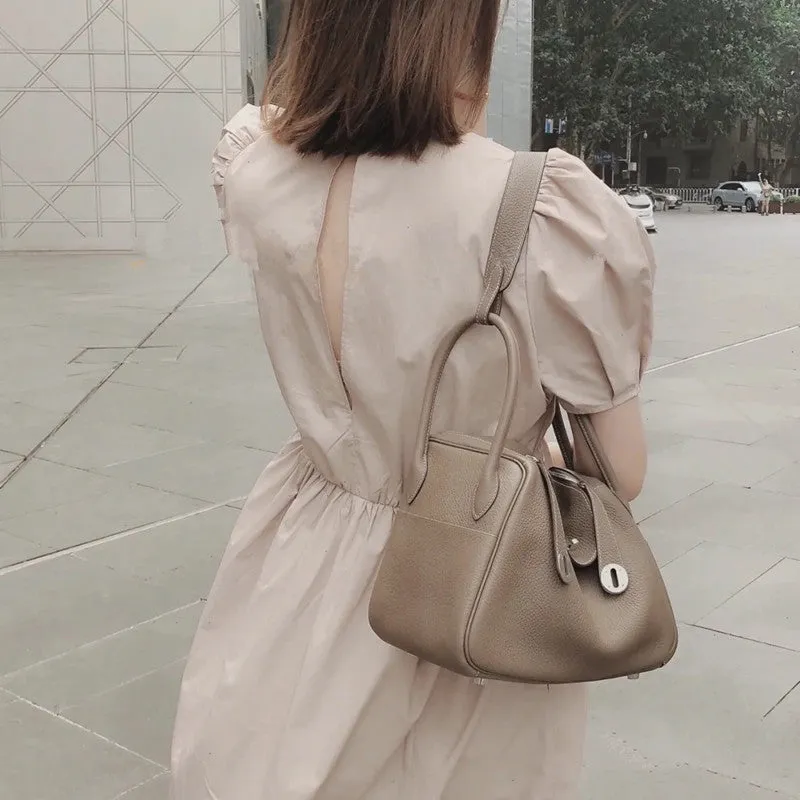 Women's Doctor Lychee Pattern Lindy Medical Box Bags