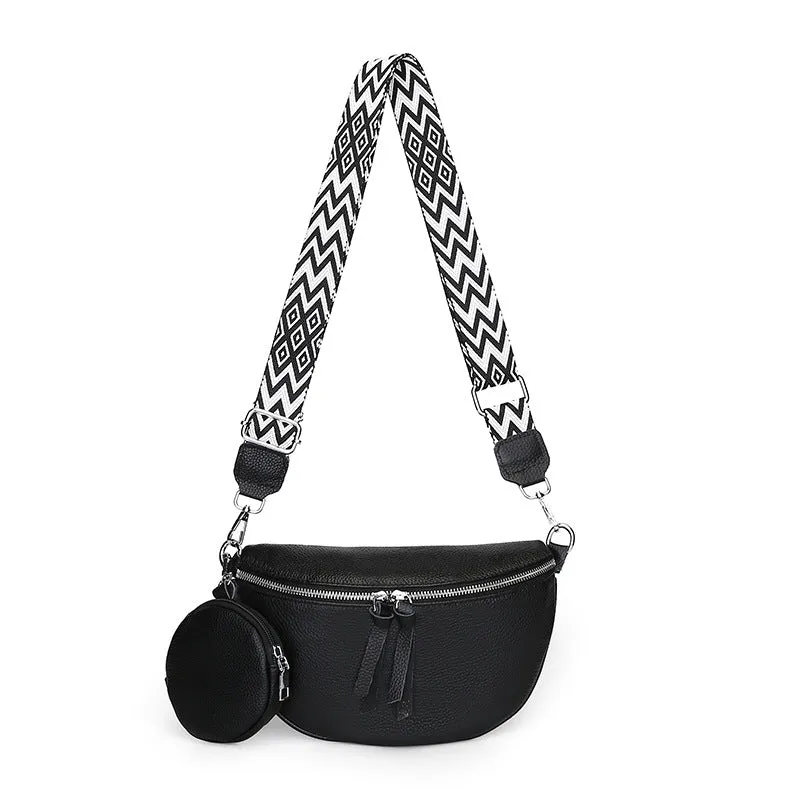 Women's Genuine Leather Trendy Fashion First Layer Shoulder Bags