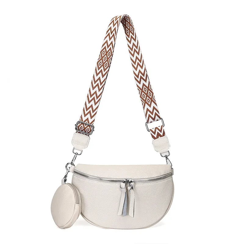 Women's Genuine Leather Trendy Fashion First Layer Shoulder Bags