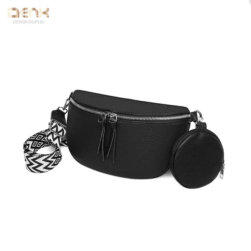 Women's Genuine Leather Trendy Fashion First Layer Shoulder Bags