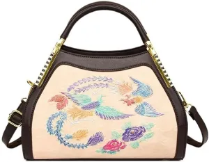Women's Retro Cultural and Traditional Chinese Style Single Shoulder Bag - Large Capacity Crossbody Bag