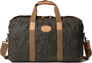 Women's Sports Military Waxed Canvas Shoulder Bag Men's Waterproof Outdoor Large Sports Travel Vintage Handbag