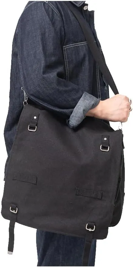 WW2 Debris Bag Vintage Sling Haversack Canvas Motorcycle Large Toolkit Replica West German Dry Grain Bag