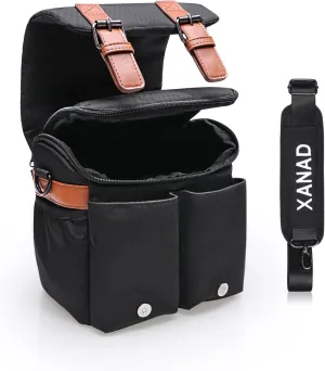 XANAD DSLR Camera Bag,SLR/Mirrorless Case for Sony/Canon/Nikon/Samsung/Olympus/Pentax/Panasonic,Fit Sony Alpha7R V / 7 IV/Alpha a6000 / a7 III ILCE7M3/B Mirrorless Interchangeable Lens Camera