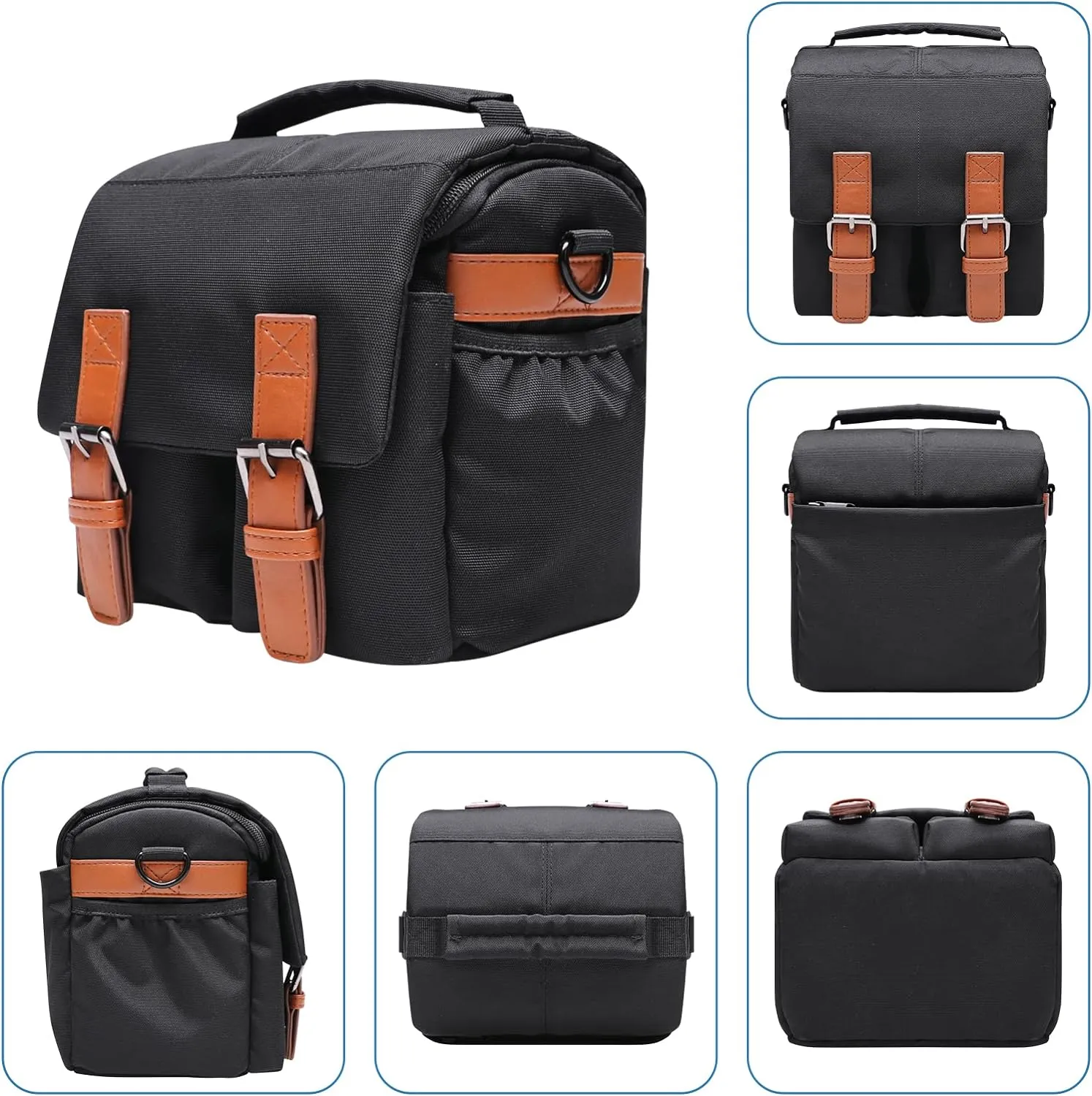 XANAD DSLR Camera Bag,SLR/Mirrorless Case for Sony/Canon/Nikon/Samsung/Olympus/Pentax/Panasonic,Fit Sony Alpha7R V / 7 IV/Alpha a6000 / a7 III ILCE7M3/B Mirrorless Interchangeable Lens Camera