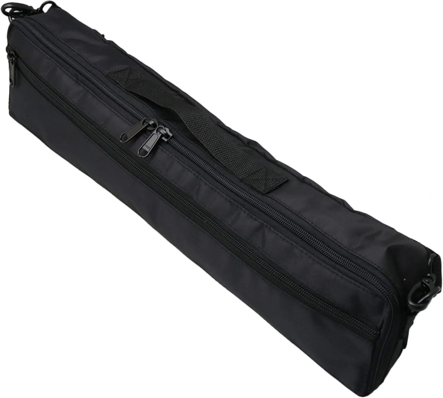 Yibuy 17 Hole Flute Storage Bag Case 44cm Flute Storage Case with Adjustable Shoulder Strap and Hand Strap