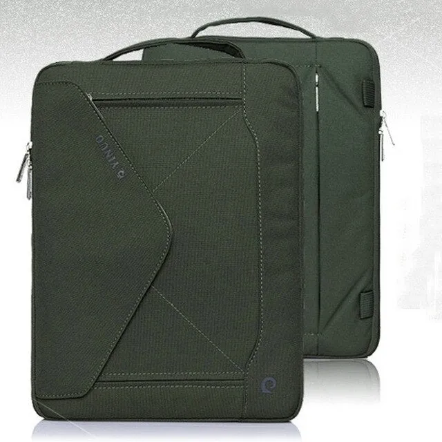 YINUO 9.7inch Ipad/11inch/13inch/14inch Laptop Sleeve Multifunction Shoulder Bag For Xiaomi Macbook Pro Case Air