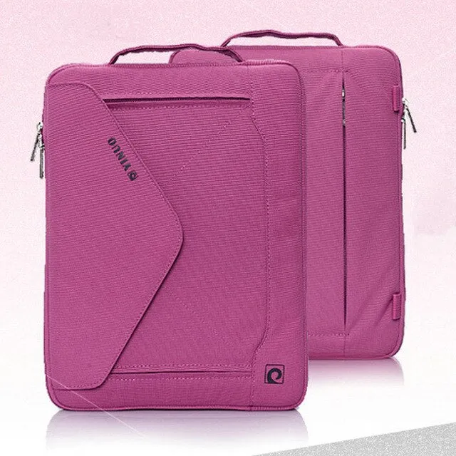 YINUO 9.7inch Ipad/11inch/13inch/14inch Laptop Sleeve Multifunction Shoulder Bag For Xiaomi Macbook Pro Case Air