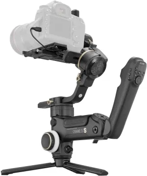 ZHIYUN Crane 3S 3-Axis Handheld Gimbal Stabilizer for DSLR & Camcorders, 6.5KG Payload, Manfrotto Quick Release, Visualizer Control Smooth, Professional Footage for Filmmakers & Creators (Standard)