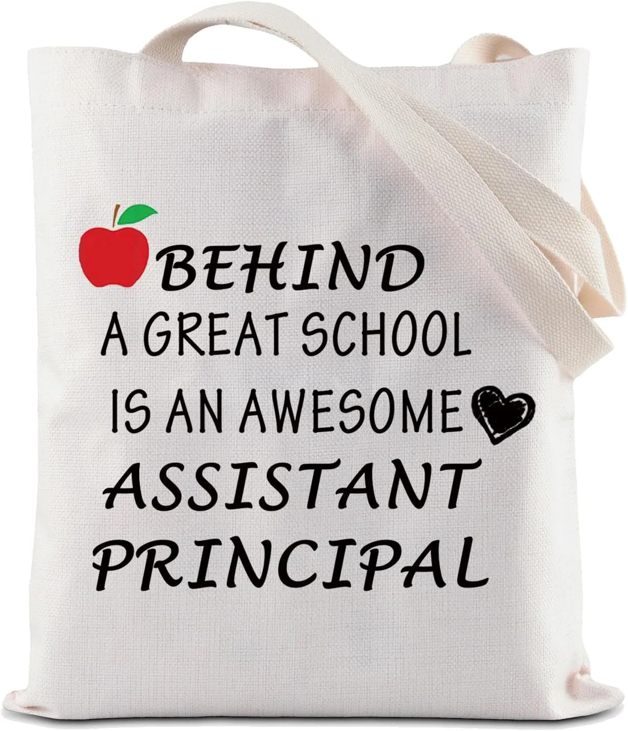 ZJXHPO Assistant Principal Tote Bag Assistant Principal Appreciation Gift Assistant Principal End of Years Gift (AS-Principal C Bag)