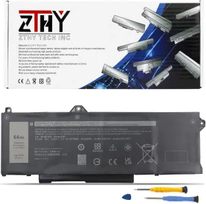 ZTHY GRT01 64Wh 4-Cell Laptop Battery Compatible with Dell Latitude 5421 5431 5521 5531 Precision 3470 3561 3571 3581 3591 Mobile Workstation Alienware m17 R5 AMD Gaming 00P3TJ 0P3TJ 0R05P0 05RGW